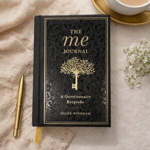 The Me Journal Shane Windham Hardcover Questionnaire Keepsake Book